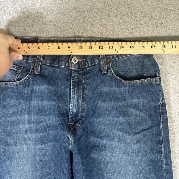 Vintage Lucky Brand Jeans Men’s Size 34R Classic Fit Medium Wash Wide Leg Y2K - Picture 4 of 11